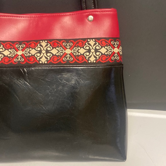 LAURA BEE Designs Vegan Shoulder Bag Snap Purse - Picture 8 of 17